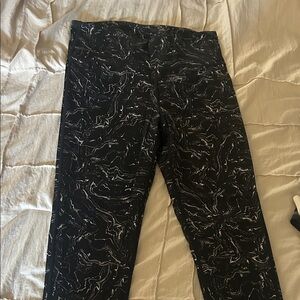 Mono B Black and White Marble Leggings